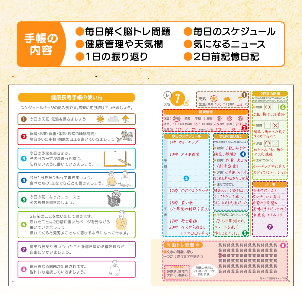 健康長寿手帳2026 & 樹木希林展 図録&トート希 特別セット