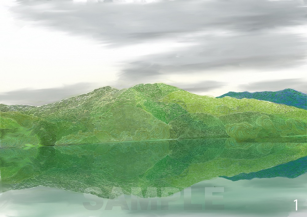 糸島八景画～雨上がりの糸島  ～8枚セット