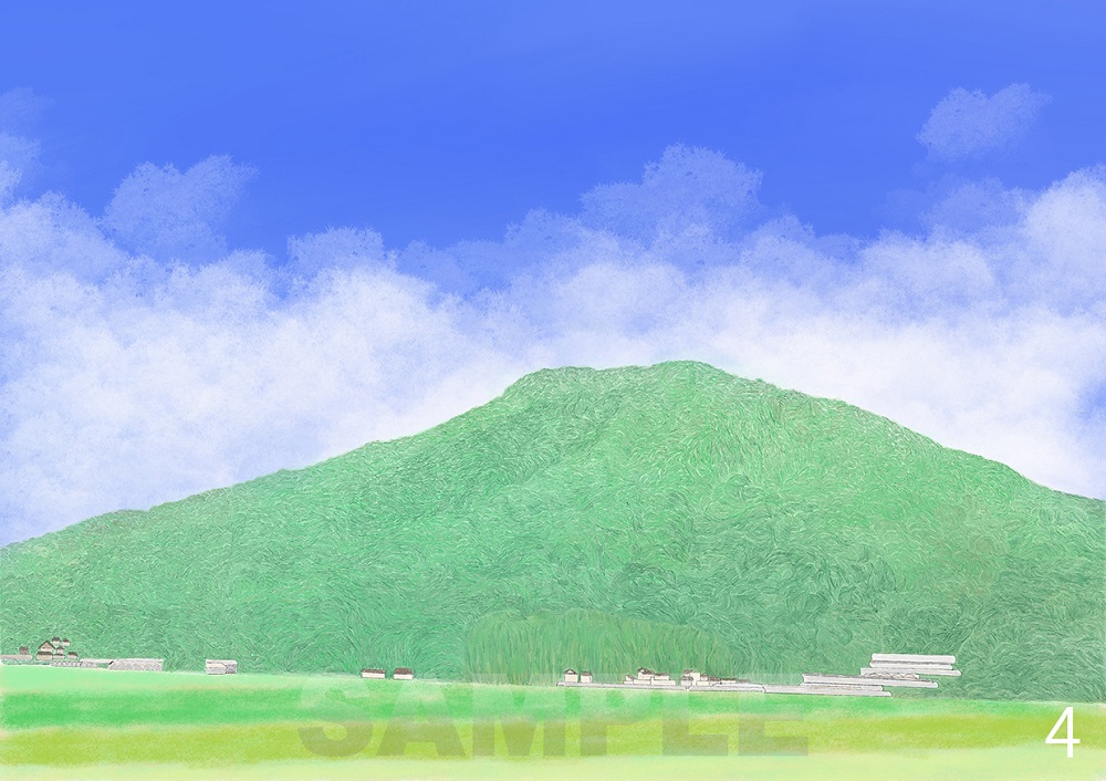 糸島八景画～可也山遠望 ～